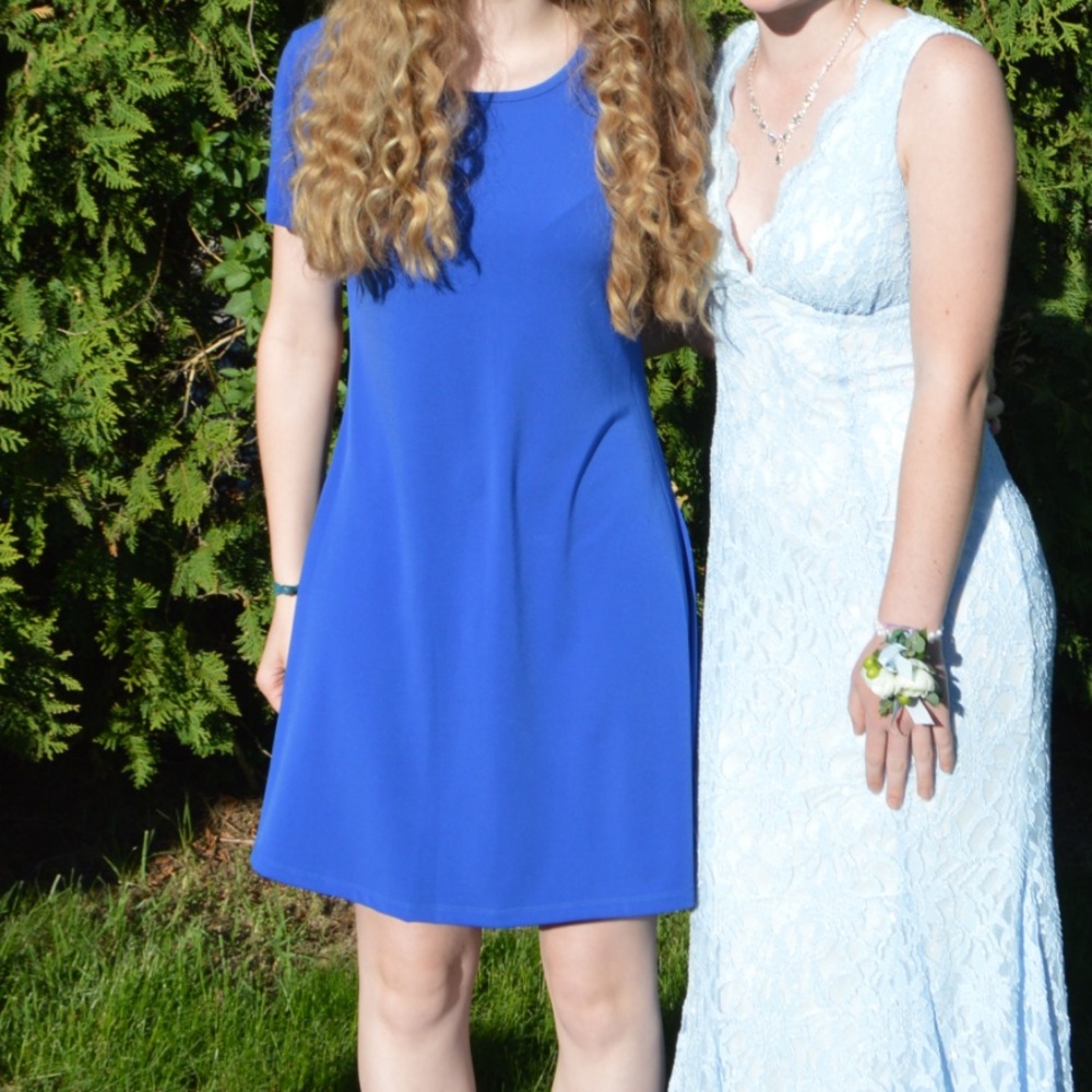 Michael Kors Royal Blue Shift Dress - Picture 6 of 6